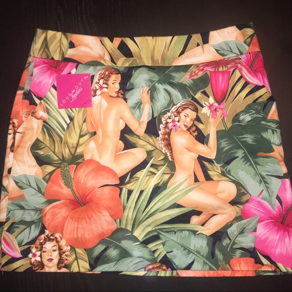 Loudmouth Pants - NWT Loudmouth Golf Island Girl Skort size 4